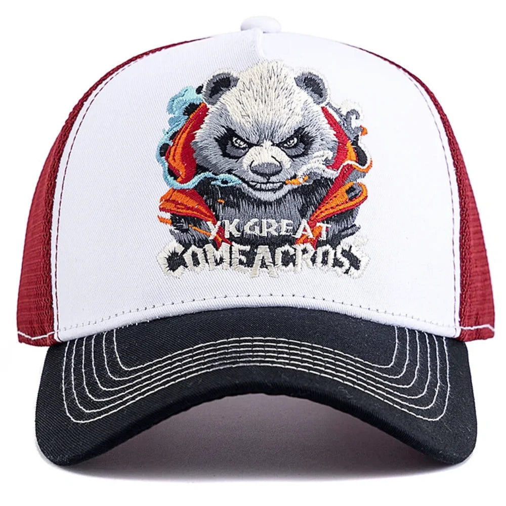 Unisex Cool Panda Embroidered Baseball Cap For Men Women