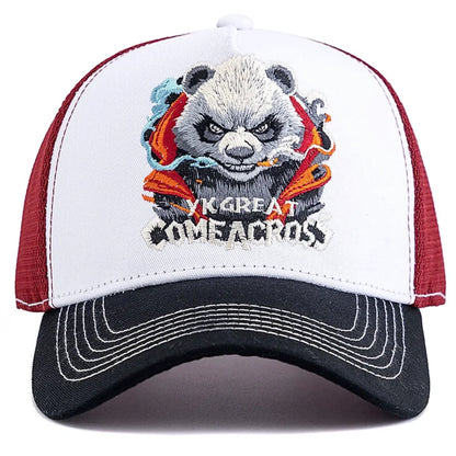 Unisex Cool Panda Embroidered Baseball Cap For Men Women