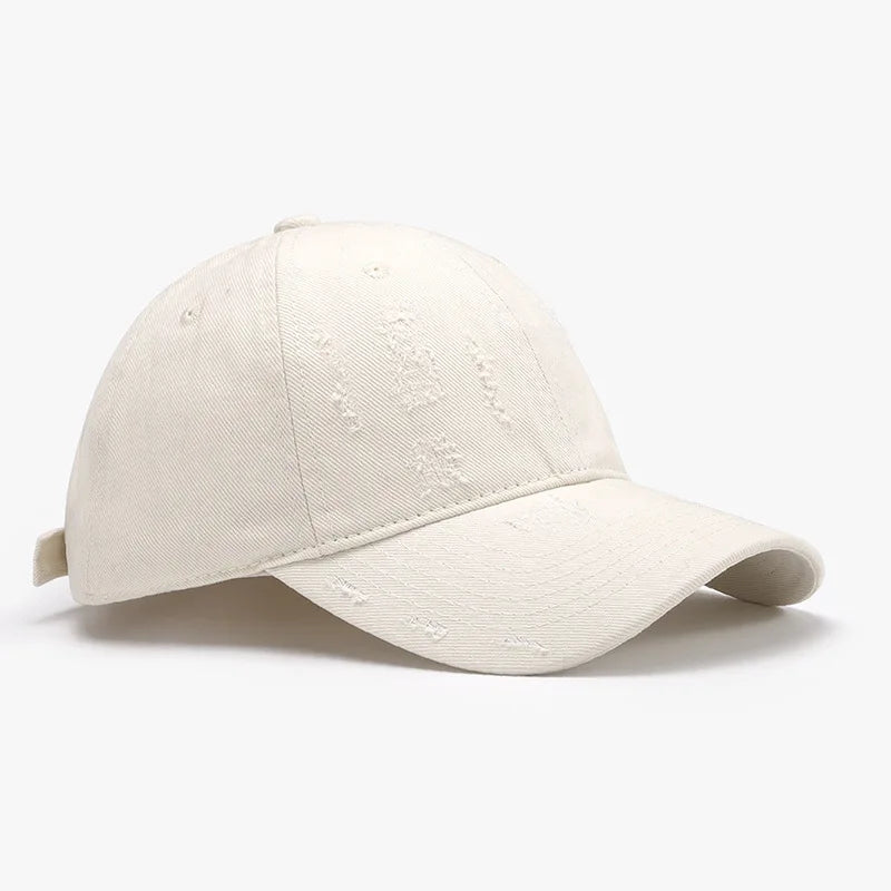 Gradient Distressed Soft-Top Men's Baseball Cap