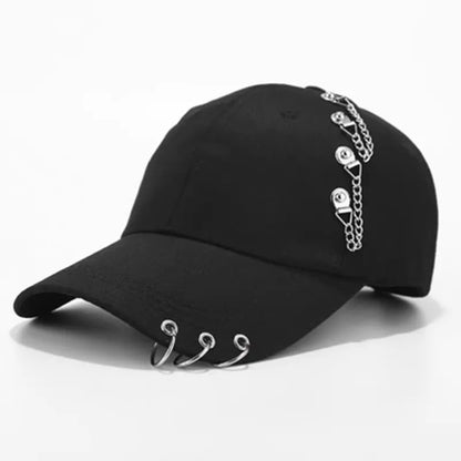 Baseball Cap With Circle Ring Snapback Hats For Women Men