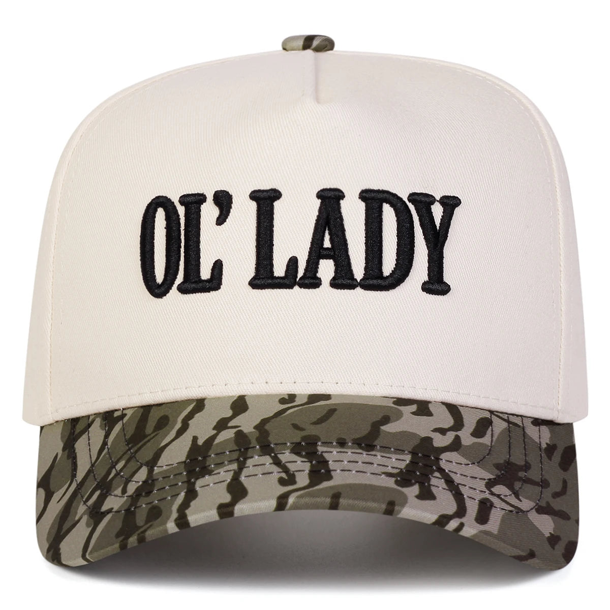Unisex OL' LADY Embroidery Baseball Caps Spring Autumn