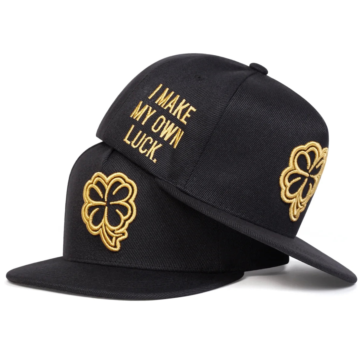 Unisex Four Leaf Clover Embroidery Hip-hop Hats Spring Autumn