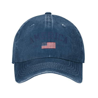 American Flag USA United States Of America US 4th Of July Casual Baseball Cap