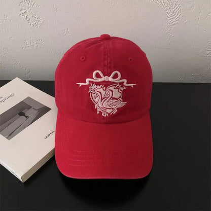 Men Women Korean Letter embroidery Baseball Hats
