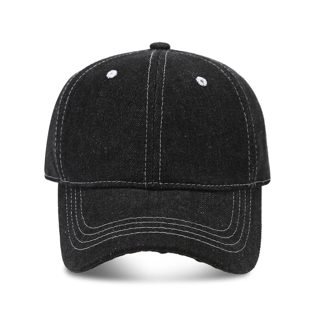 2026 New Solid Color Denim Baseball Cap For Women