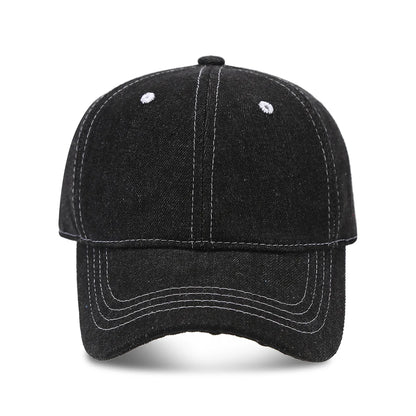 2026 New Solid Color Denim Baseball Cap For Women