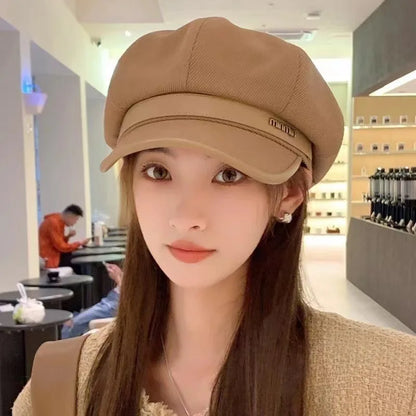 Retro Maillard Style Korean Version Versatile Hat Winter New Style