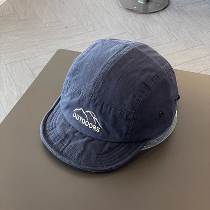 New Short Brim Baseball Cap Sun Protection Quick-Dry Sun Hat