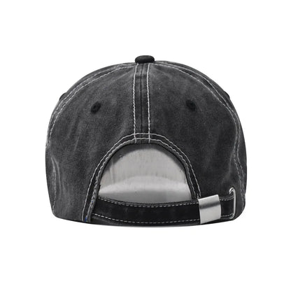 Washed American Flag Baseball Cap Retro Adjustable Sun Dad Gift Hats