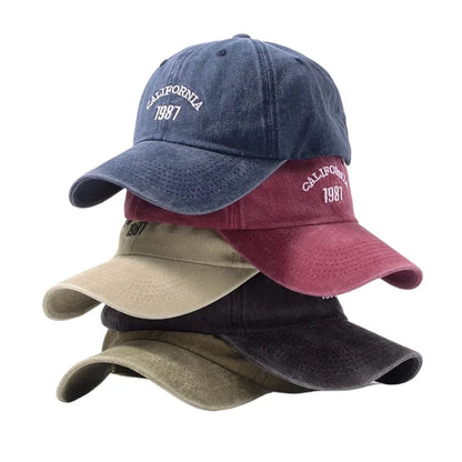 Unisex Vintage Embroidered Baseball Cap