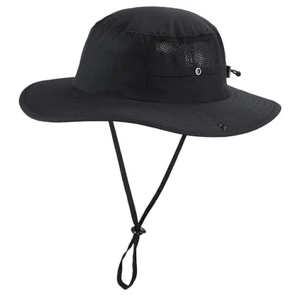 UPF50+ Men Sun Hat Wide Brim Adjustable Women UV Protection Beach Bucket
