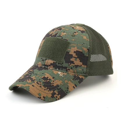 Outdoor Multicam Camouflage Cap Mesh Tactical Airsoft Fishing Hunting Hiking Baseball  Hat