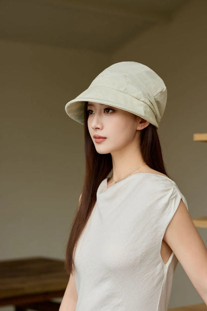 Japanese-Style Retro Baseball Cap For Women Outdoor Sports Bucket Hat