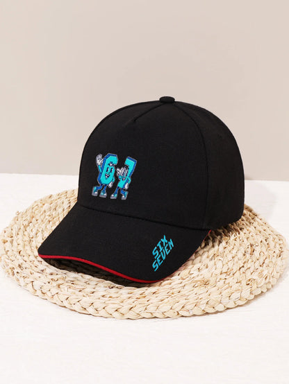 1 Piece of 67-Pixel Cartoon Patterned Cool Baseball Cap