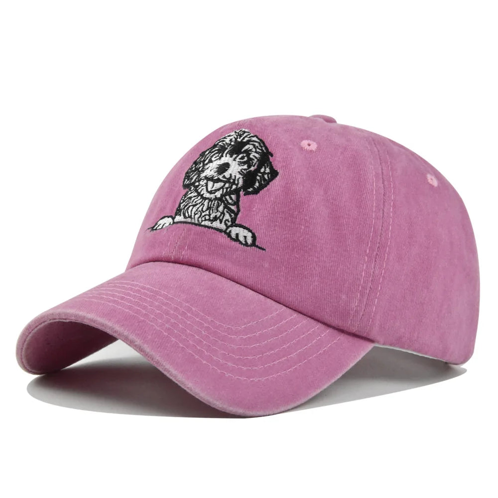 2026 Spring Summer Men Women Baseball Cap Dog Animals Embroidery Snapback Hats