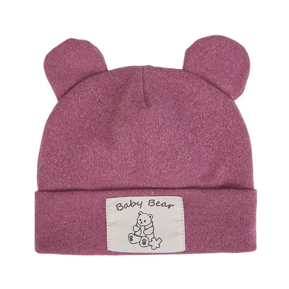 Cute Bear Ear Baby Turban Hats For Newborn Boys Girls