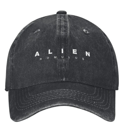 Men Women Alien Romulus Baseball Caps Vintage Distressed Cotton Dad Hat