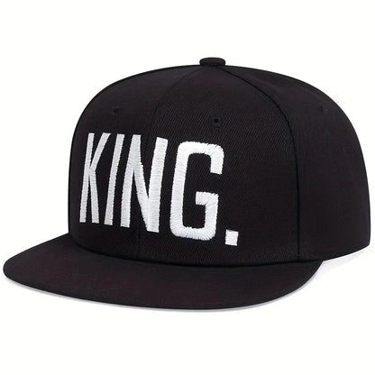 Unisex King Letter Embroidery Baseball Hats Spring Autumn