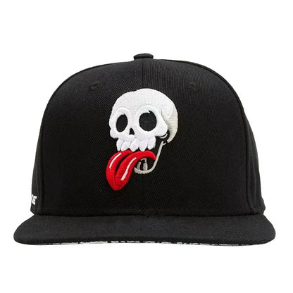 Unisex Skeleton Embroidery Hip-hop Hats Spring Autumn reen Hat