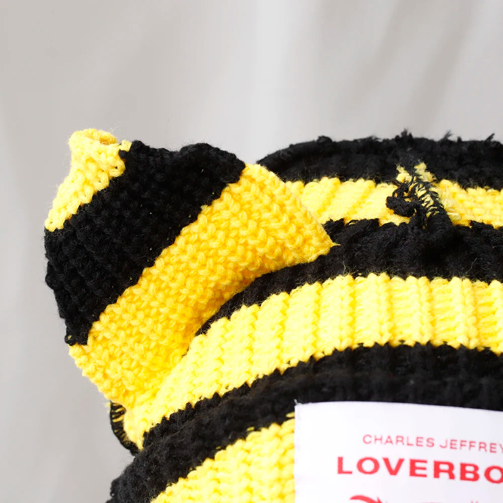 Winter Skullies Hat Unisex Cat Ear Hat Warm Crochet Knitted Hat Costume Beanie Hat
