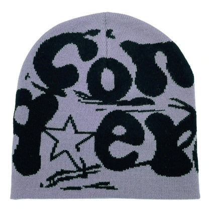 Y2k Beanie Hat Slouchy Beanie Vintage Beanie Warm Beanie