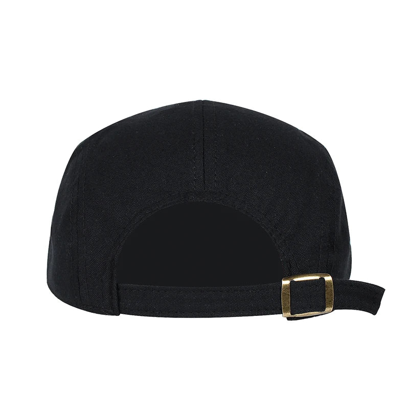 Cotton 5 Panel Baseball Cap Snapback Caps