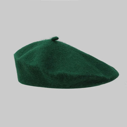 Korean Women Beret Hat Autumn Winter Fashion Casual Warm