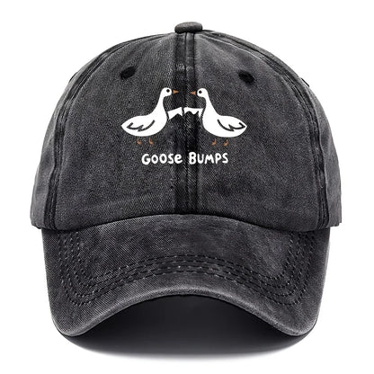 Retro Goose Print Baseball Cap for Men's Sports Hat