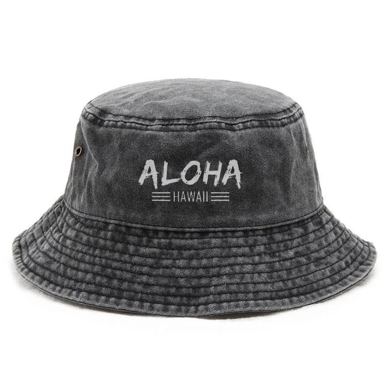 Spirit Cotton Washed Bucket Hat Vintage Fishing Hat