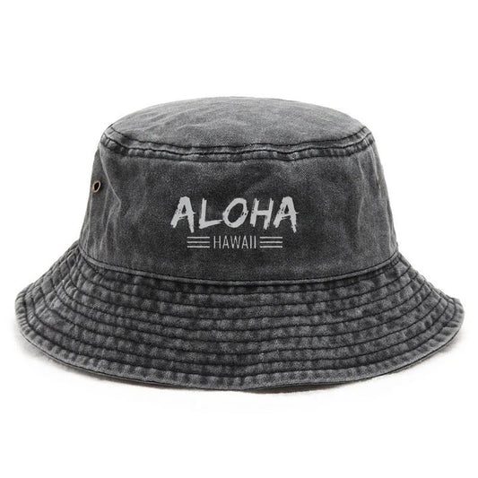 Spirit Cotton Washed Bucket Hat Vintage Fishing Hat