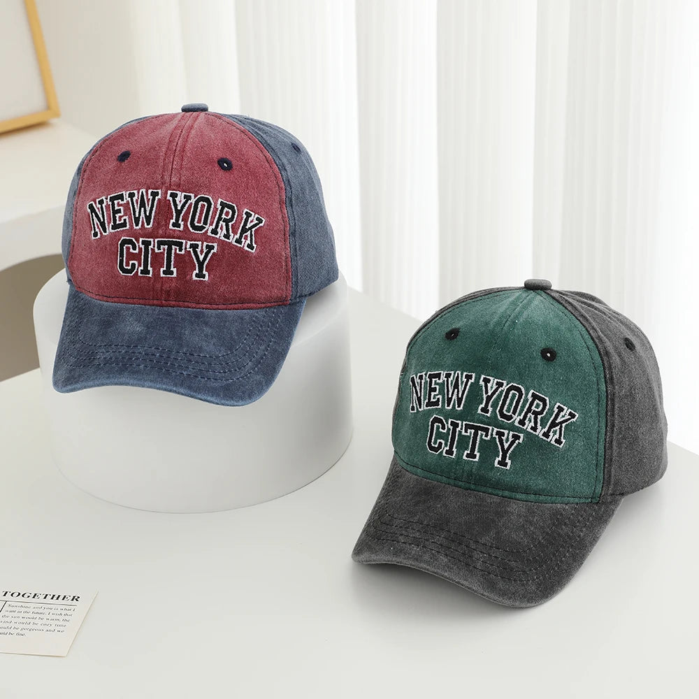 Pure Cotton Multi Color Embroidered Letter Soft Brimmed Baseball Cap For Outdoor Leisure and Sun Protection Beanie Cap