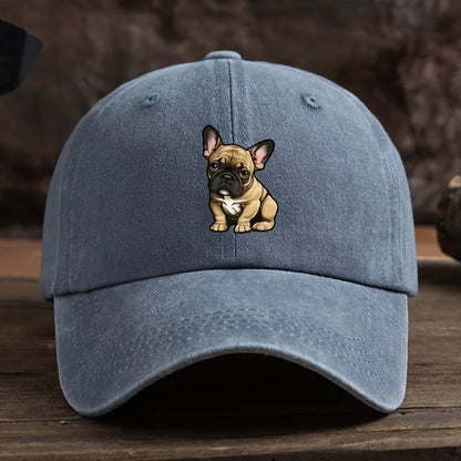 Sunscreen Baseball Hat with Fighting Dog Pattern for Men and Women