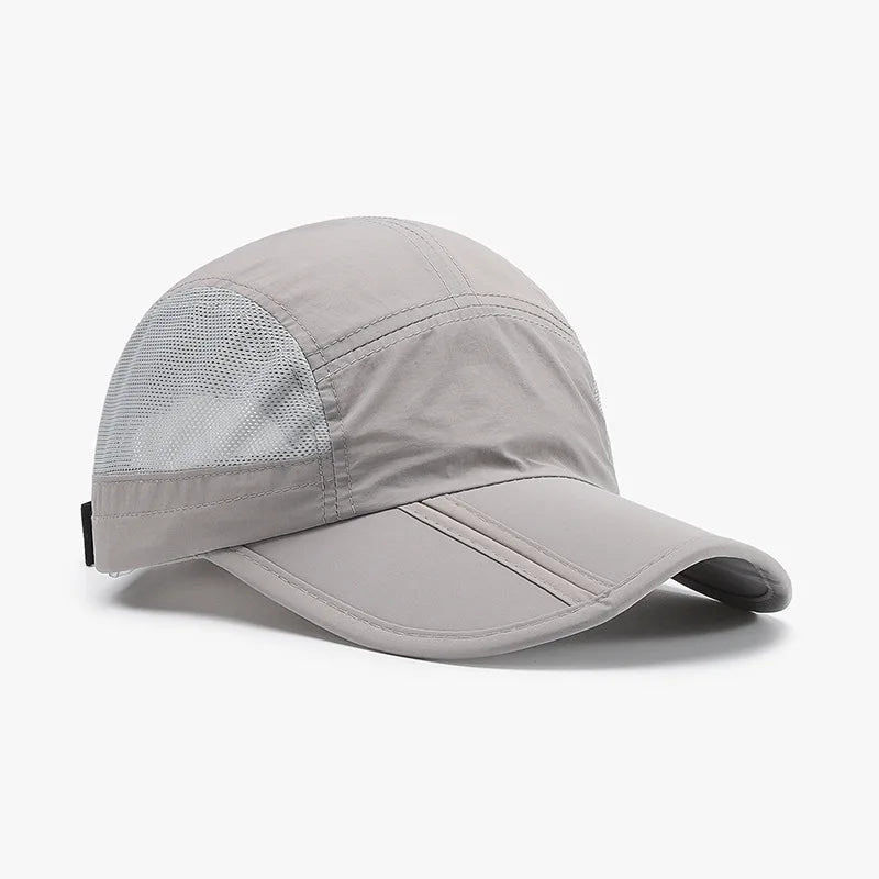 1pc Summer Foldable Sunshade Mesh Baseball Cap for Men