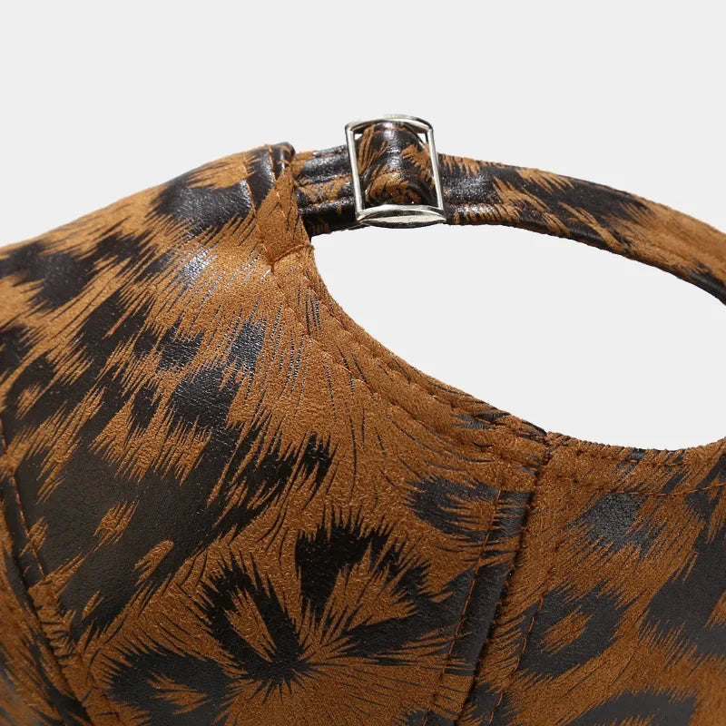 Four Seasons Polyester Leopard Print Casquette Baseball Cap