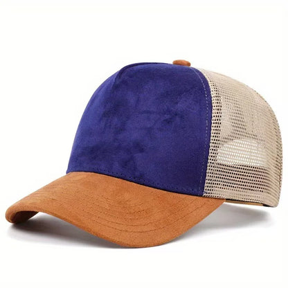 New Summer Mesh Baseball Cap Women Men Letter Patch Snapback Hat