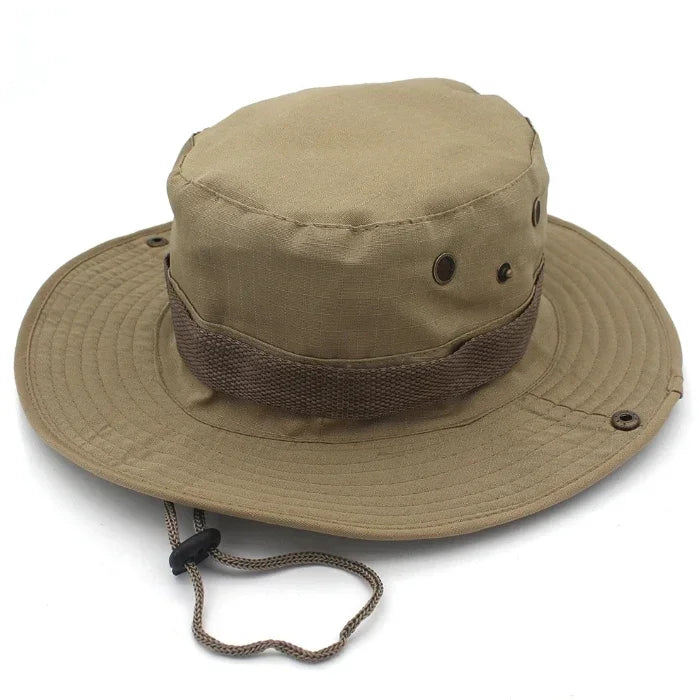 Men & Women Sun Hat Camouflage Cap Outdoor Sports Sun Bucket Cap 60cm