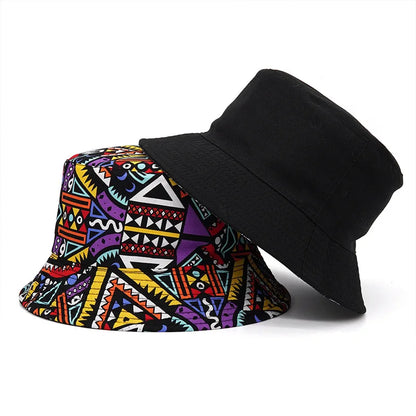 Fashionable Bucket Hats Letter Print Fisherman Hat Summer Sun For Women Men