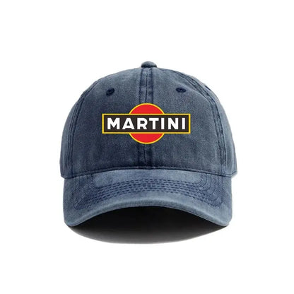 Martini Racing Baseball Caps Distressed Hats Cap Men Women Retro Outdoor Summer