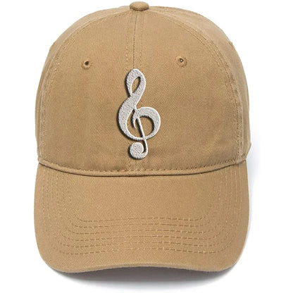 Lyprerazy Music Note Washed Cotton Men Women