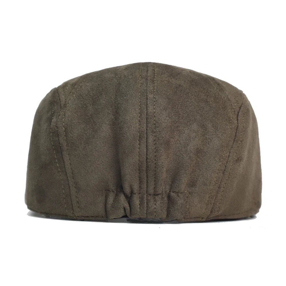 Winter Autumn Vintage Newsboy Cap Hat Men Women Casual Beret Solid Cap