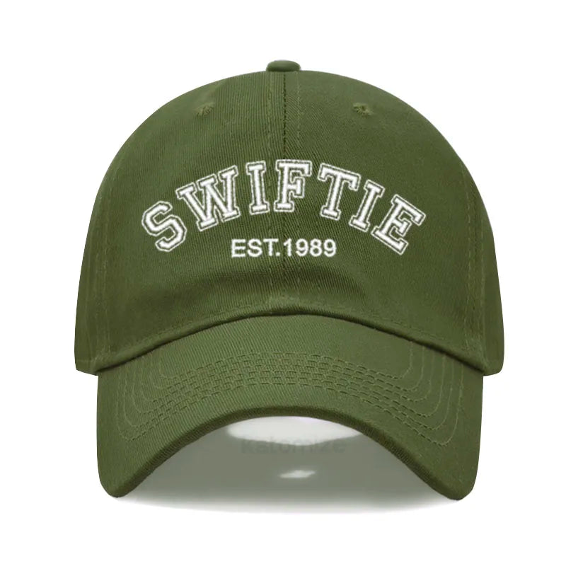 1989 Embroidery Baseball Cap for Men Women Unisex Washed Cotton