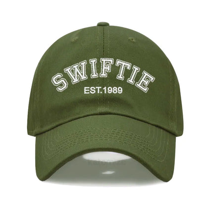 1989 Embroidery Baseball Cap for Men Women Unisex Washed Cotton