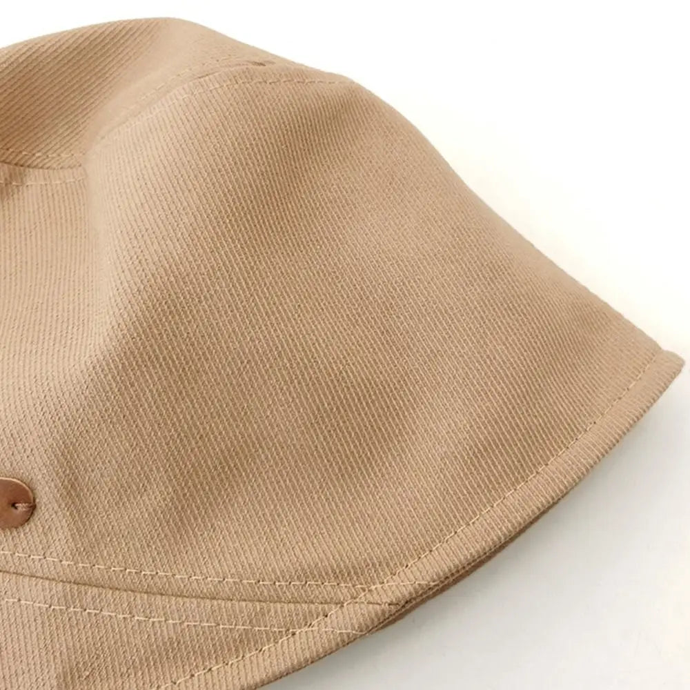Anti-UV Foldable Bucket Hat Cotton Fisherman's Hat