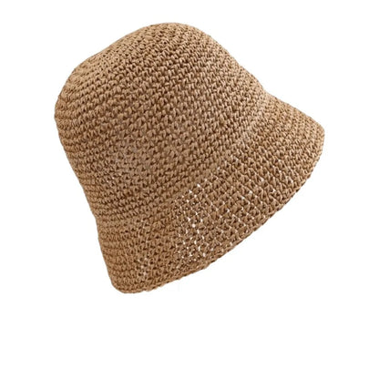 Fashion Woven Women Sun Hat Korean Style Breathable