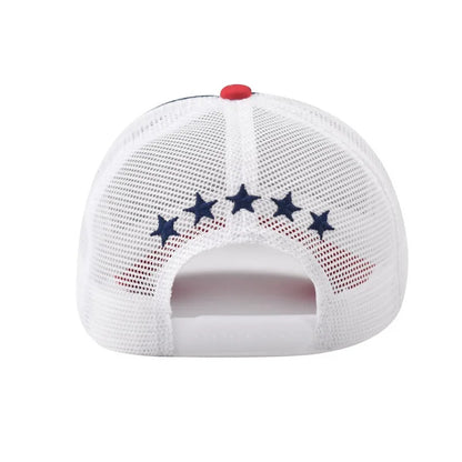 Unisex Mesh Cap Casual Plain Embroidery Five-Star Cotton Baseball Cap Summer for Women And Men