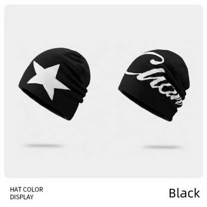 Hip Hop Letter Knitting Cap Hat Y2k Cold Cap Outdoor