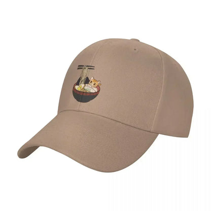 Cat Ramen Baseball Cap summer hat Hat Man