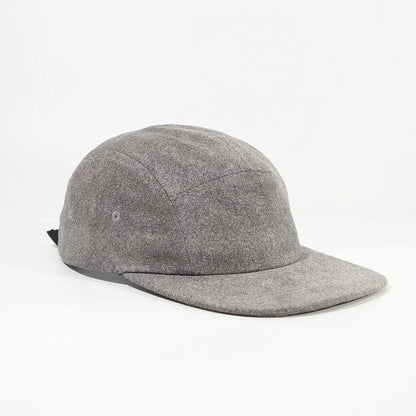 Suede Velvet 5 Panels Cap Flat Bill Running Hat