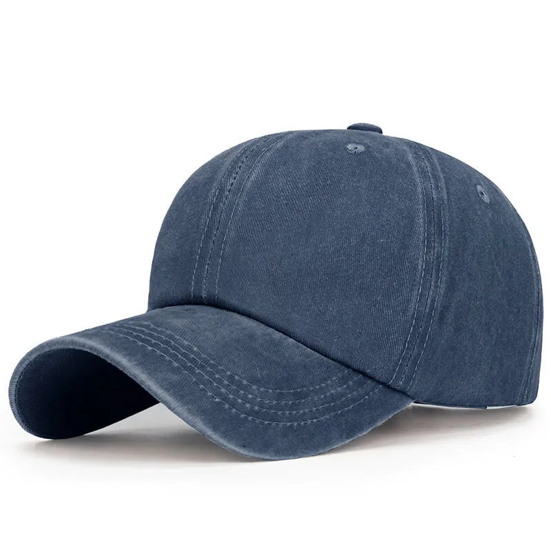 Men Women Unisex Adjustable Distressed Dads Hat