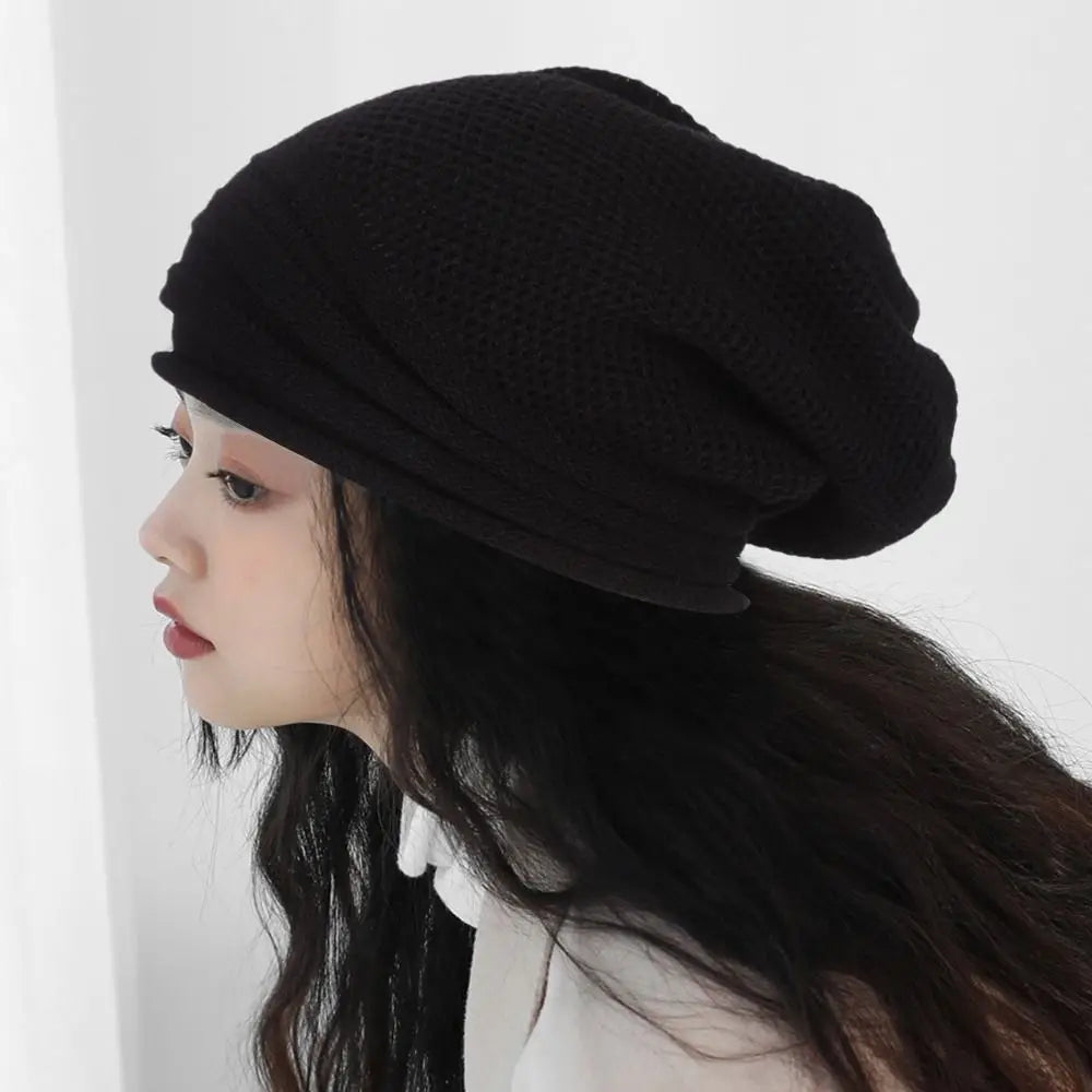 Skiing Slouchy Baggy Winter Hat Beanie Hat Wool Knitted Warm Cap